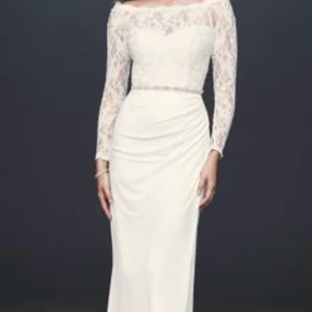 Elegant White Lace Off-Shoulder Dress